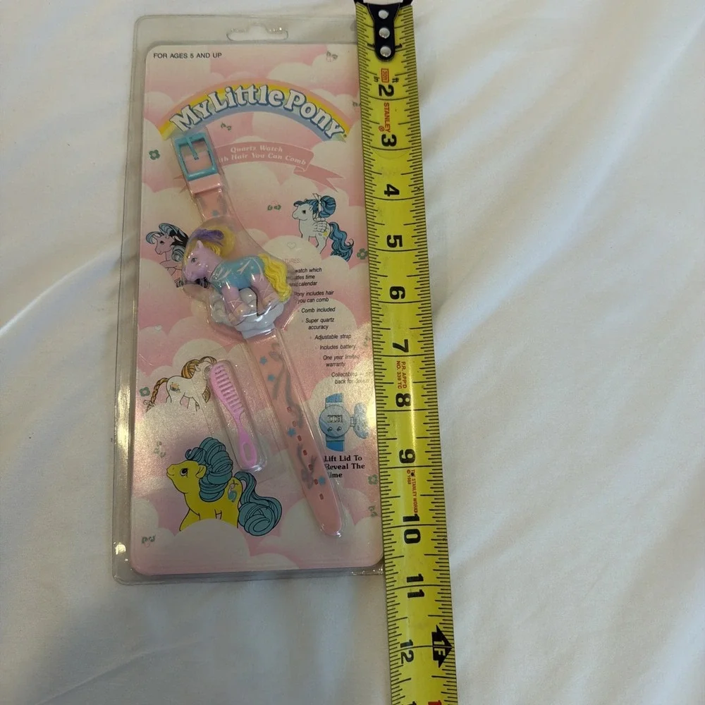Quartz Watch My Little Pony MLP 1990 Hasbro New Sealed Hair You Can Comb